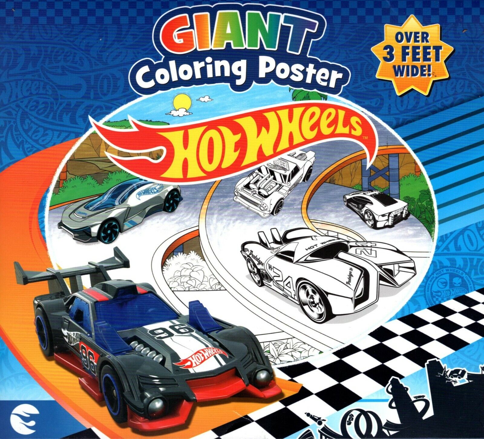 Barbie - Giant Coloring Poster - over 3 Feet Wide