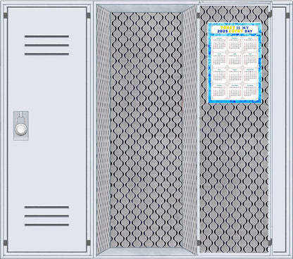 2025 Magnetic Calendar - Calendar Magnets - Today is my Lucky Day - (Fade, Tear, and Water Resistant) - Themed 041
