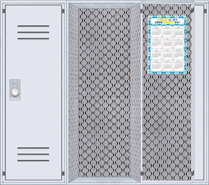 2025 Magnetic Calendar - Calendar Magnets - Today is my Lucky Day - (Fade, Tear, and Water Resistant) - Themed 037