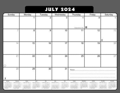 2024-2025 Magnetic/Desk Calendar - Desktop/Wall Calendar/Planner - (Edition #31)