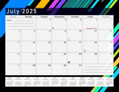 2025 Monthly Desktop/Wall Calendar/Planner - Habit Tracker - (Edition #13)