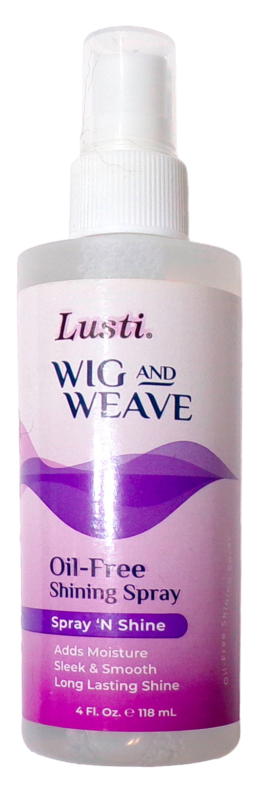 Lusti Wig and Weave Oil-Free Shining Spray 4 oz