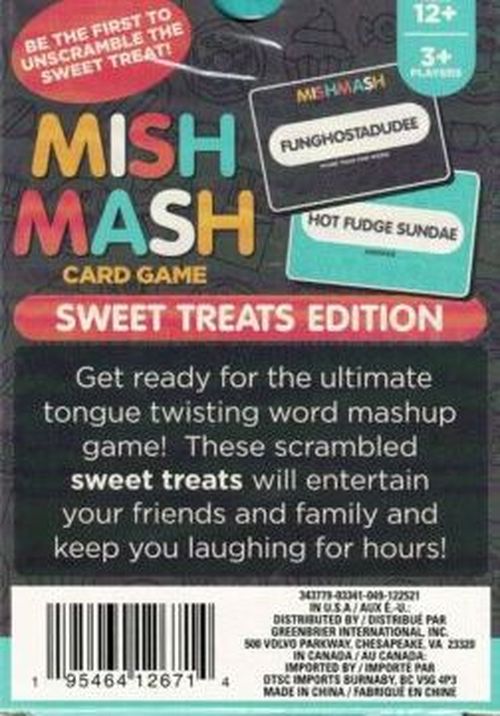 Mish Mash Sweet Treats Edition - Playing Cards Game