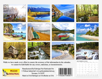 2025 Spiral-bound Wall Calendar (Great Outdoors) - 12 Months Desktop/Wall Calendar/Planner