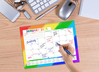 2025 Monthly Desktop/Wall Calendar/Planner - Habit Tracker - (Edition #28)