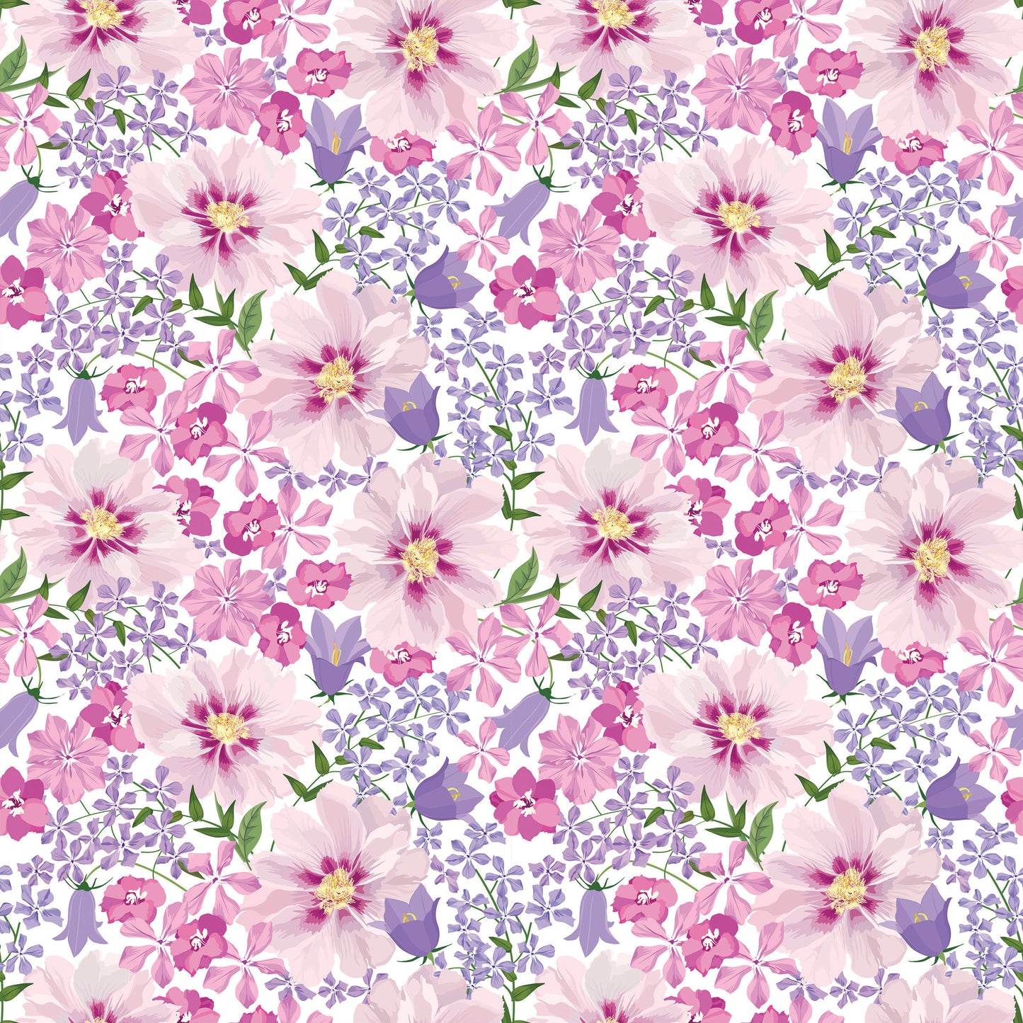 School Locker Magnetic Wallpaper - Pack of 12 Sheets - (Flowers vg07)