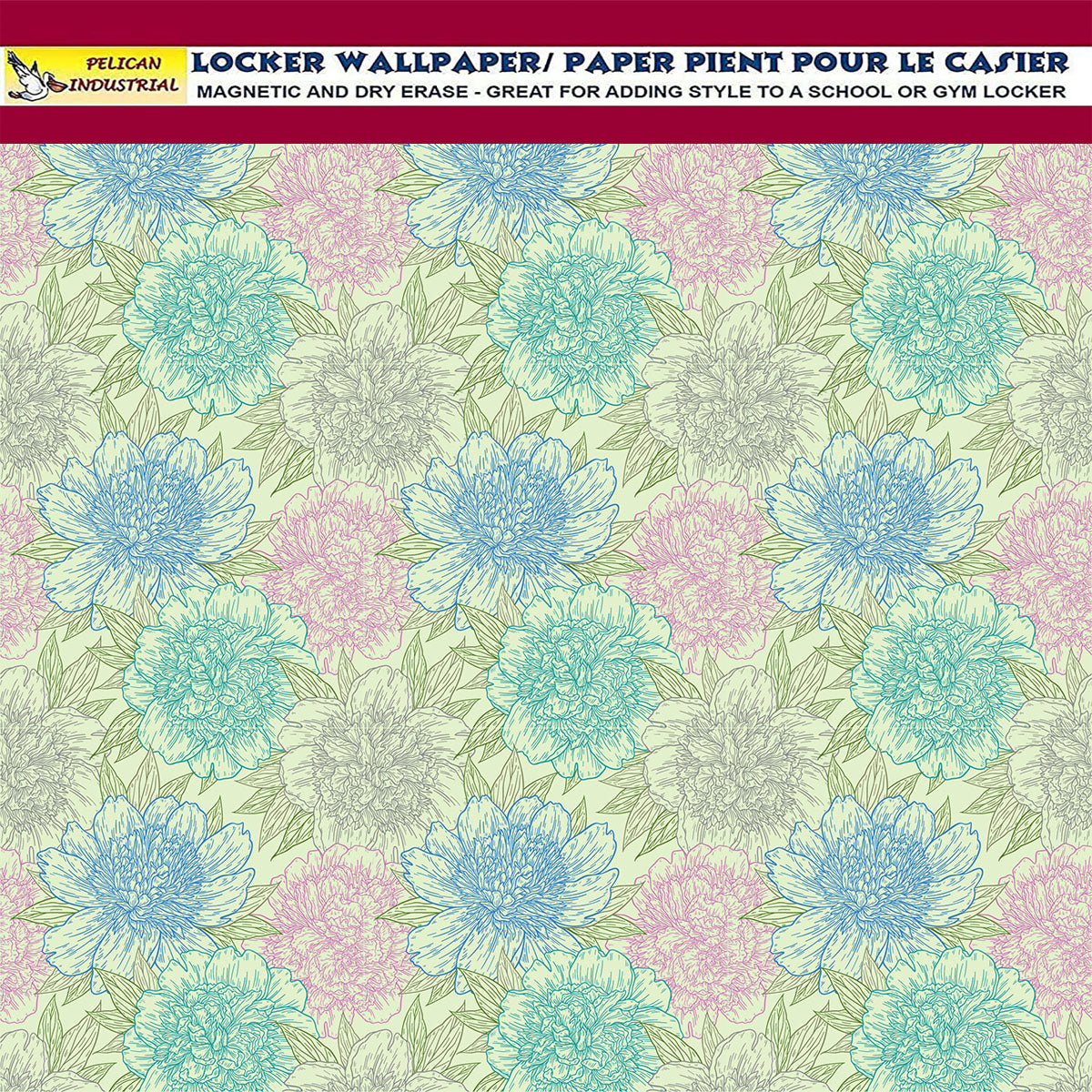 Deluxe School Locker Magnetic Wallpaper  Full Cover Standard Half Lockers Pack of 12 Sheets - (vb16)