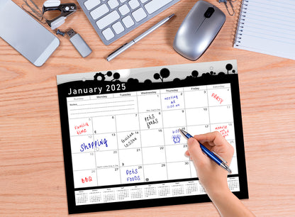 2025 Monthly Magnetic/Desk Calendar - 12 Months Desktop/Wall Calendar/Planner - (Edition #15)