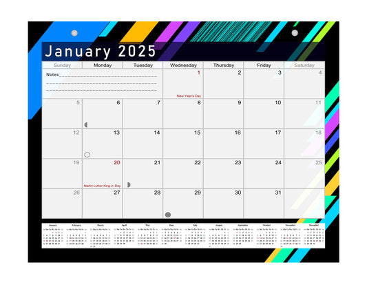 2025 Monthly Magnetic/Desk Calendar - 12 Months Desktop/Wall Calendar/Planner - (Edition #13)