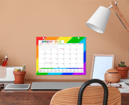 2025 Monthly Magnetic/Desk Calendar - 12 Months Desktop/Wall Calendar/Planner - (Edition #28)