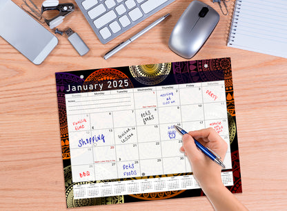 2025 Monthly Magnetic/Desk Calendar - 12 Months Desktop/Wall Calendar/Planner - (Edition #12)