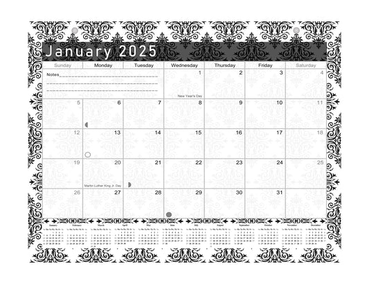 2025 Monthly Magnetic/Desk Calendar - 12 Months Desktop/Wall Calendar/Planner - (Edition #08)