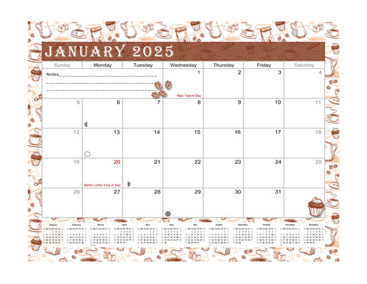 2025 Monthly Magnetic/Desk Calendar - 12 Months Desktop/Wall Calendar/Planner - (Edition #30)