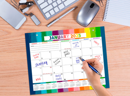 2025 Monthly Magnetic/Desk Calendar - 12 Months Desktop/Wall Calendar/Planner - (Edition #27)