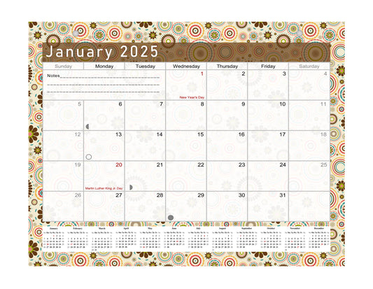 2025 Monthly Magnetic/Desk Calendar - 12 Months Desktop/Wall Calendar/Planner - (Edition #20)