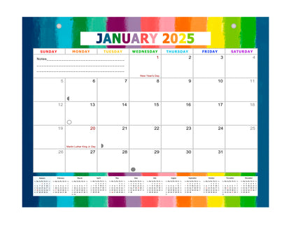 2025 Monthly Magnetic/Desk Calendar - 12 Months Desktop/Wall Calendar/Planner - (Edition #27)