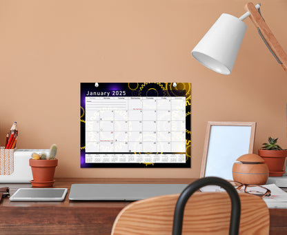 2025 Monthly Magnetic/Desk Calendar - 12 Months Desktop/Wall Calendar/Planner - (Edition #09)