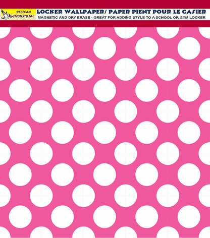 Magnetic Locker Wallpaper - Pack of 2 Rolls Polka Dot (vg 001)