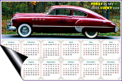 2025 Magnetic Calendar - Calendar Magnets - Today is my Lucky Day - Edition #47