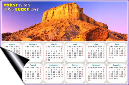 2025 Magnetic Calendar - Calendar Magnets - Today is my Lucky Day - Edition #28b