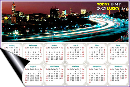 2025 Magnetic Calendar - Calendar Magnets - Today is my Lucky Day - Edition #51