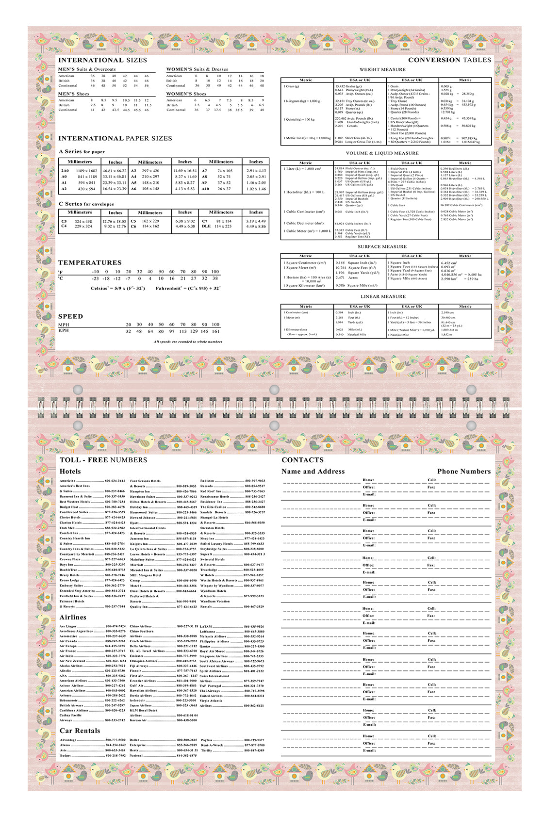 2024-2025 Academic Year 12 Months Student Calendar/Planner for Wall & Desk & 3-Ring Binder, for School, Teacher, Student (Edition #02)