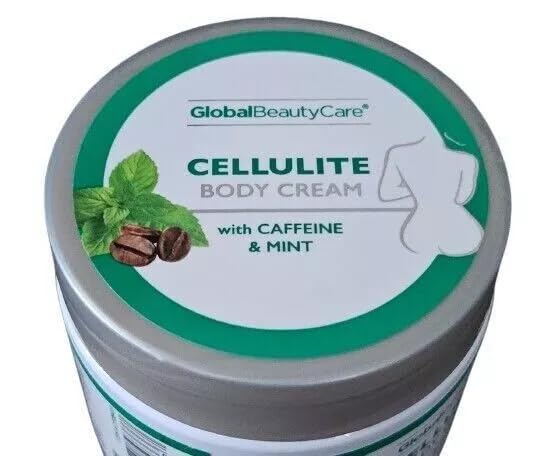 Beauty Care Cellulite Body Cream with Caffeine and Mint, 4 oz