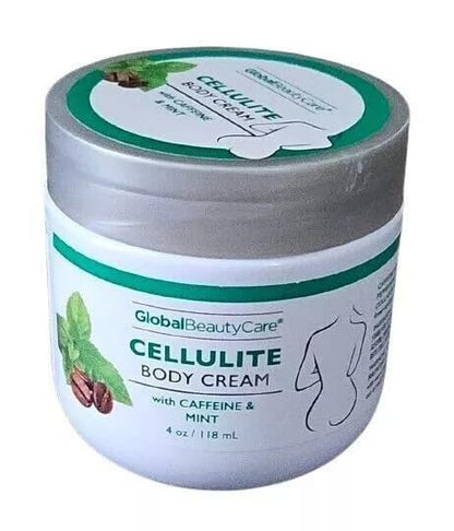 Beauty Care Cellulite Body Cream with Caffeine and Mint, 4 oz