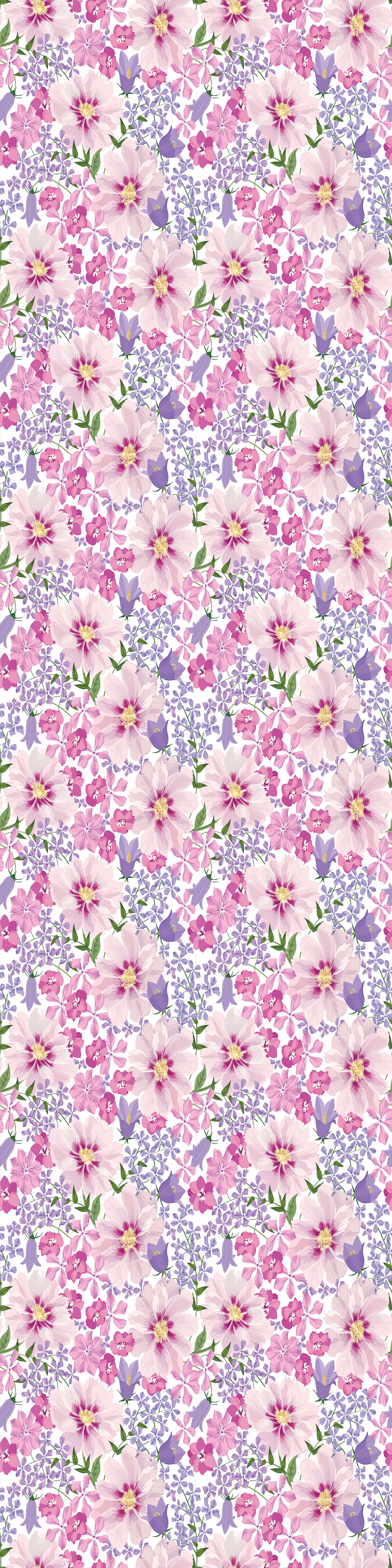 Magnetic Locker Wallpaper - Pack of 3 Sheets - (Flowers vg07)