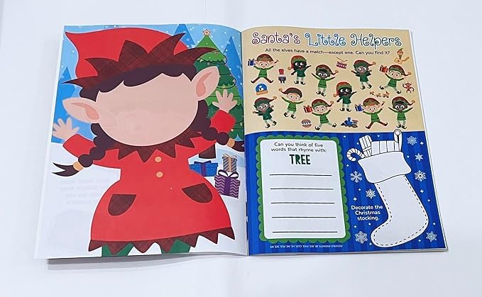 Christmas sticker activities - (Cuties) - Activity Stickers Books