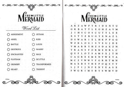 Disney Princess - Activity Book Word Search