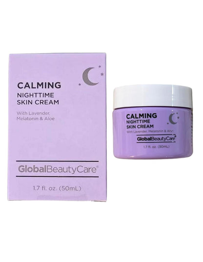 Calming Nighttime Skin Cream, Lavender Melatonin Aloe Formula, 1.7 fl oz