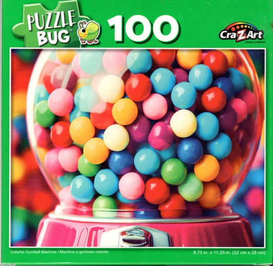 Colorful Gumball Machine - 100-Piece Jigsaw Puzzle