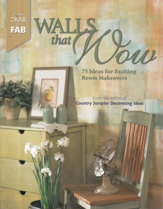 Walls That Wow: 75 Ideas for Exciting Room Makeovers Paperback Book