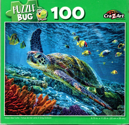 Green Sea Turtle - 100 Piece Jigsaw Puzzle