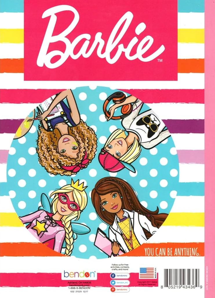 Barbie - Jumbo Coloring & Activity Book v4