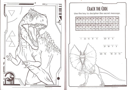 Jurassic World - Jumbo Coloring & Activity Book (Set of 2 Books)