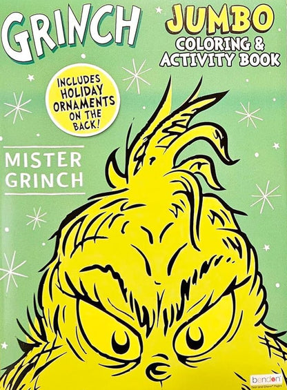 Grinch Holiday Christmas Coloring & Activity Book v4