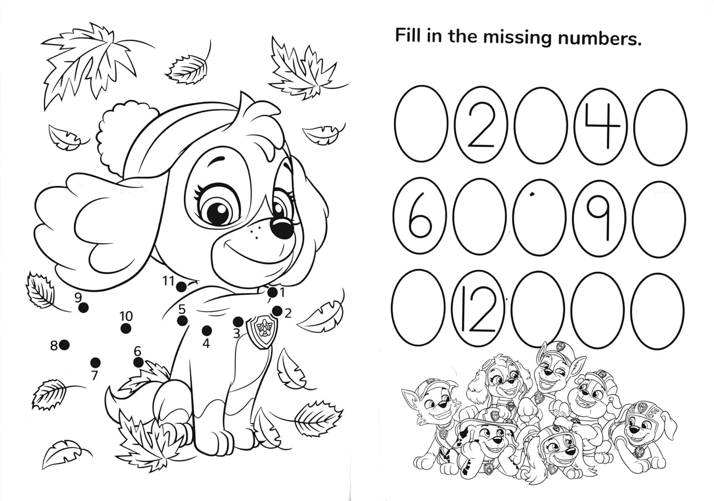 Paw Patrol - Dot to Dot - Coloring & Activity Books