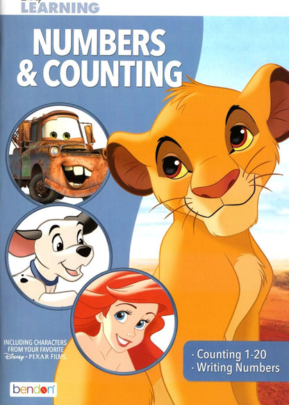 Numbers and Counting / The Alphabet - Disney - Educational Activity Workbook (Set of 2)