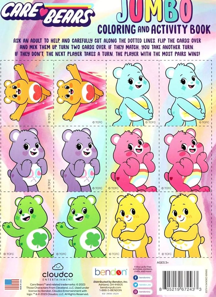 Care Bears - Jumbo Coloring & Activity Book v2