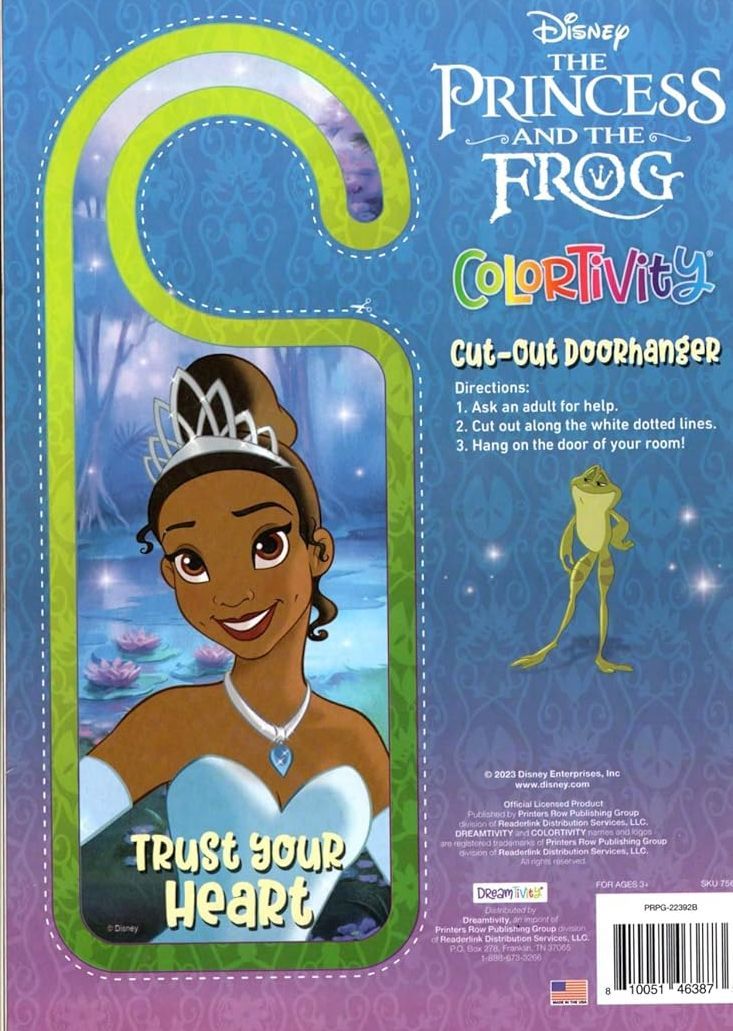 The Princess and the Frog - The Trust your Heart - Coloring & Activity Book