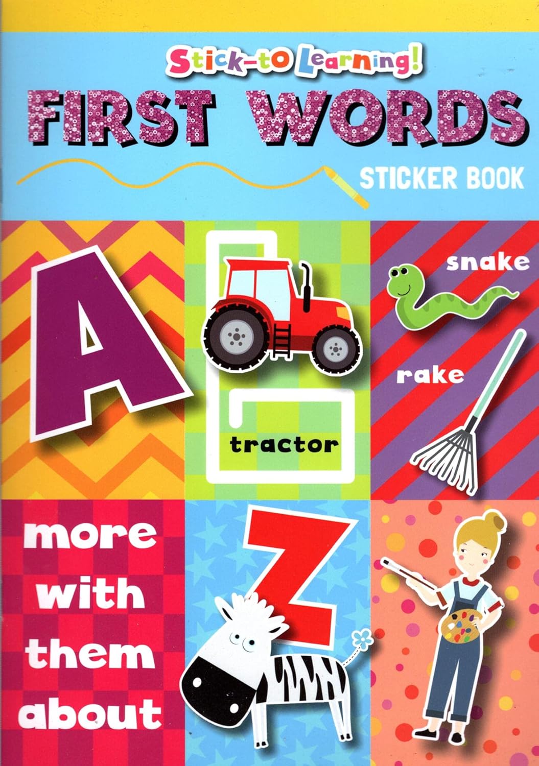 Stick-to Learning - First Words - Sticker Book