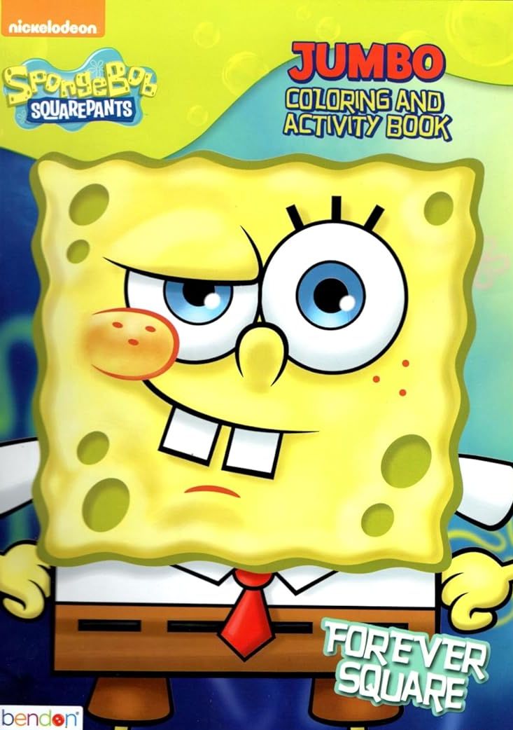 SpongeBob - Forever Square - Jumbo Coloring & Activity Book