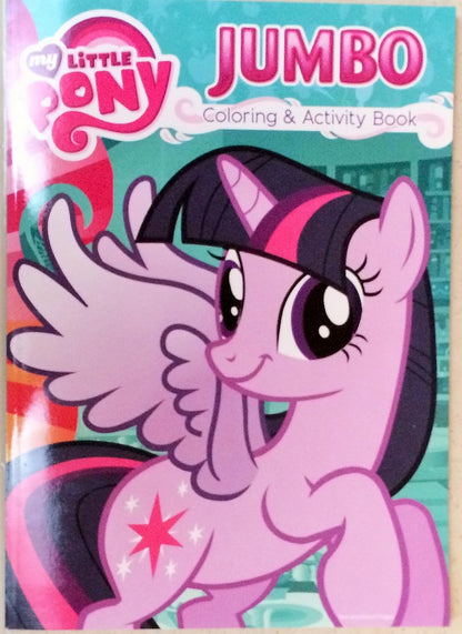 My Little Pony Jumbo Coloring & Activity Book 4 Pack