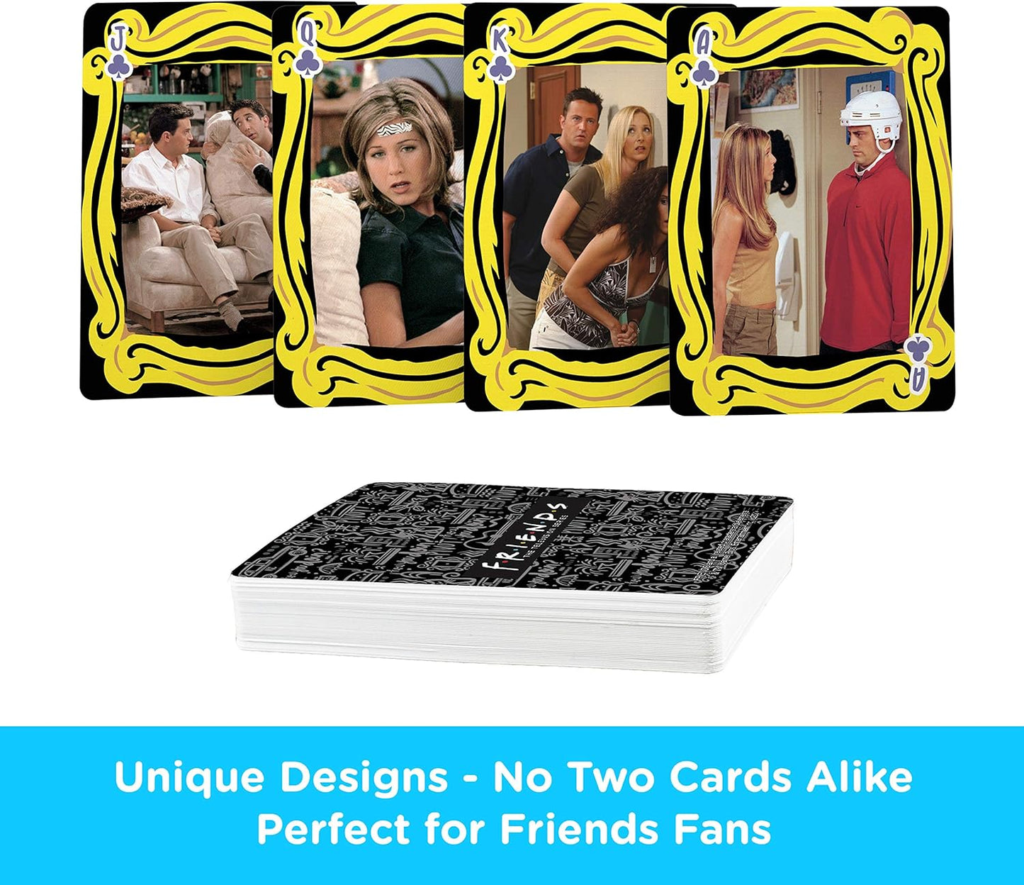 AQUARIUS Friends Cast Playing Cards - Friends Themed Deck of Cards (Set of 2)