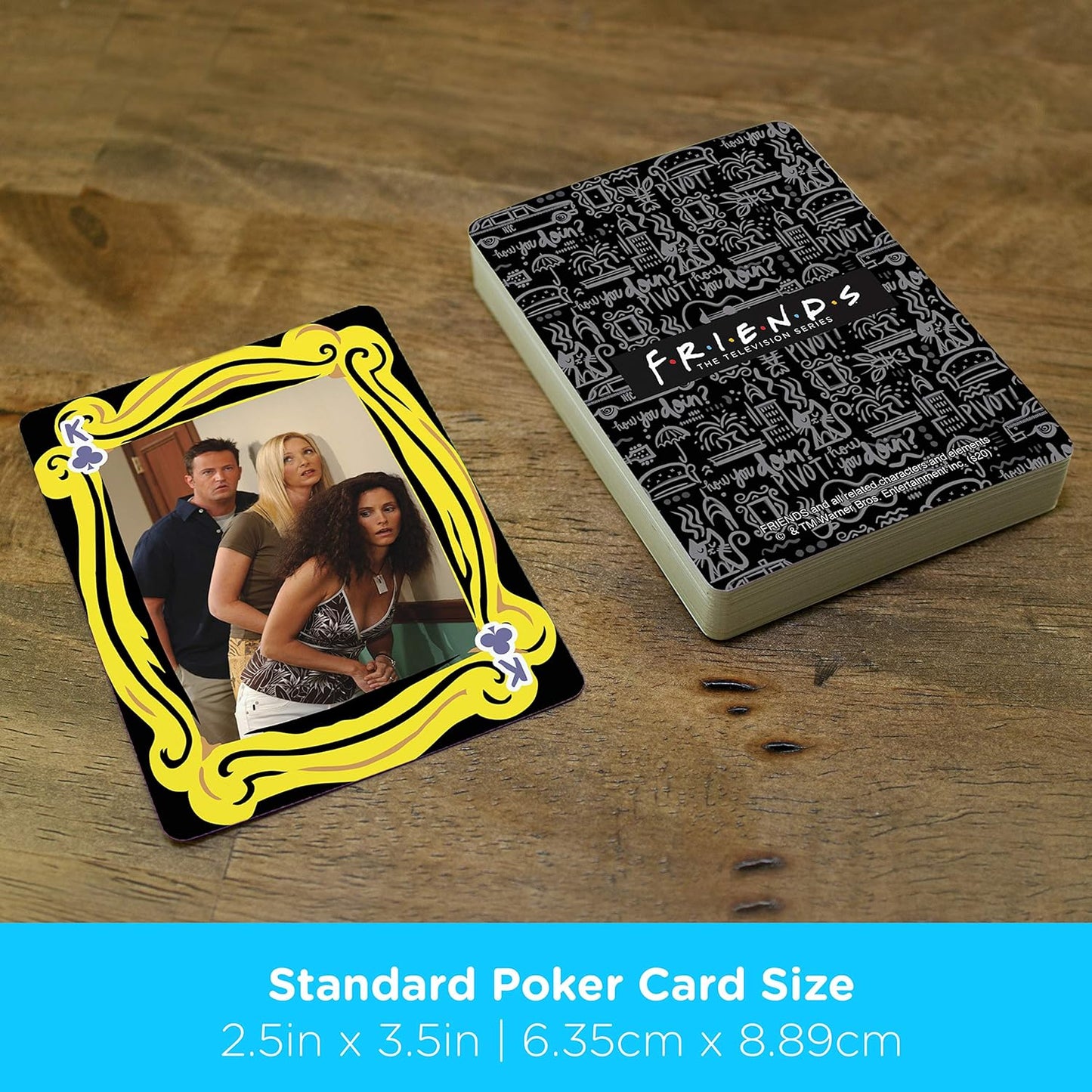 AQUARIUS Seinfeld &FRIENDS Playing Cards - Seinfeld Icons Themed Deck of Cards