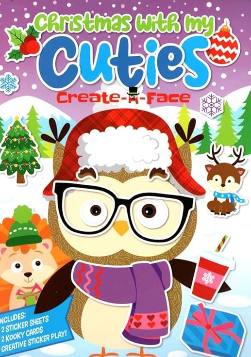 Christmas sticker activities - (Cuties) - Activity Stickers Books