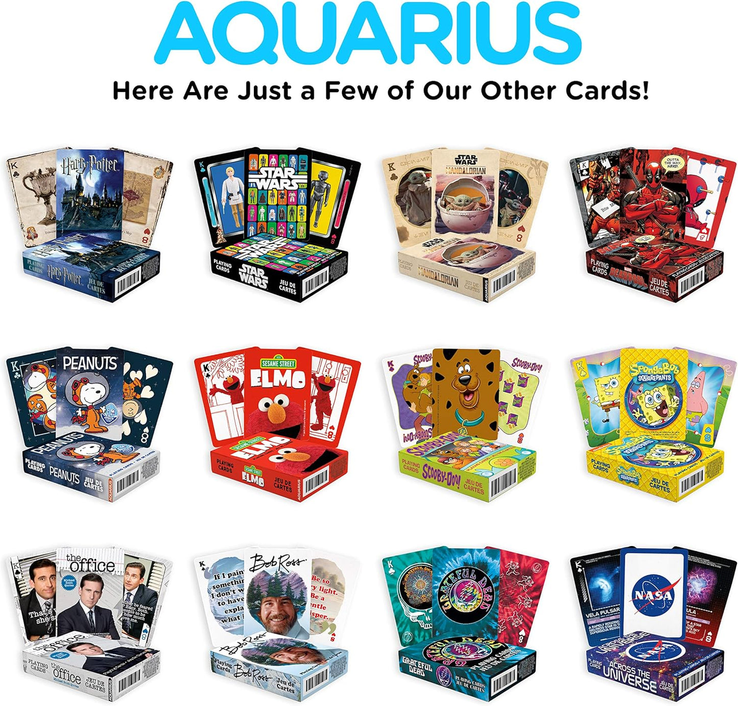 AQUARIUS Friends Cast Playing Cards - Friends Themed Deck of Cards (Set of 2)