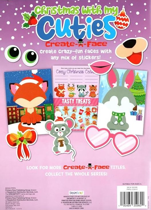 Christmas sticker activities - (Cuties) - Activity Stickers Books